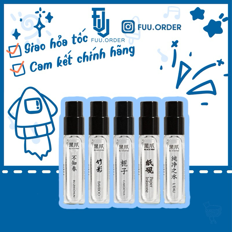 Vial/ Mẫu thử nước hoa Hắc Trảo/ Black Paw