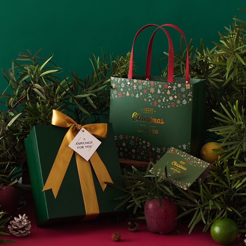 Túi giấy đựng quà noel, giáng sinh Mua Tất