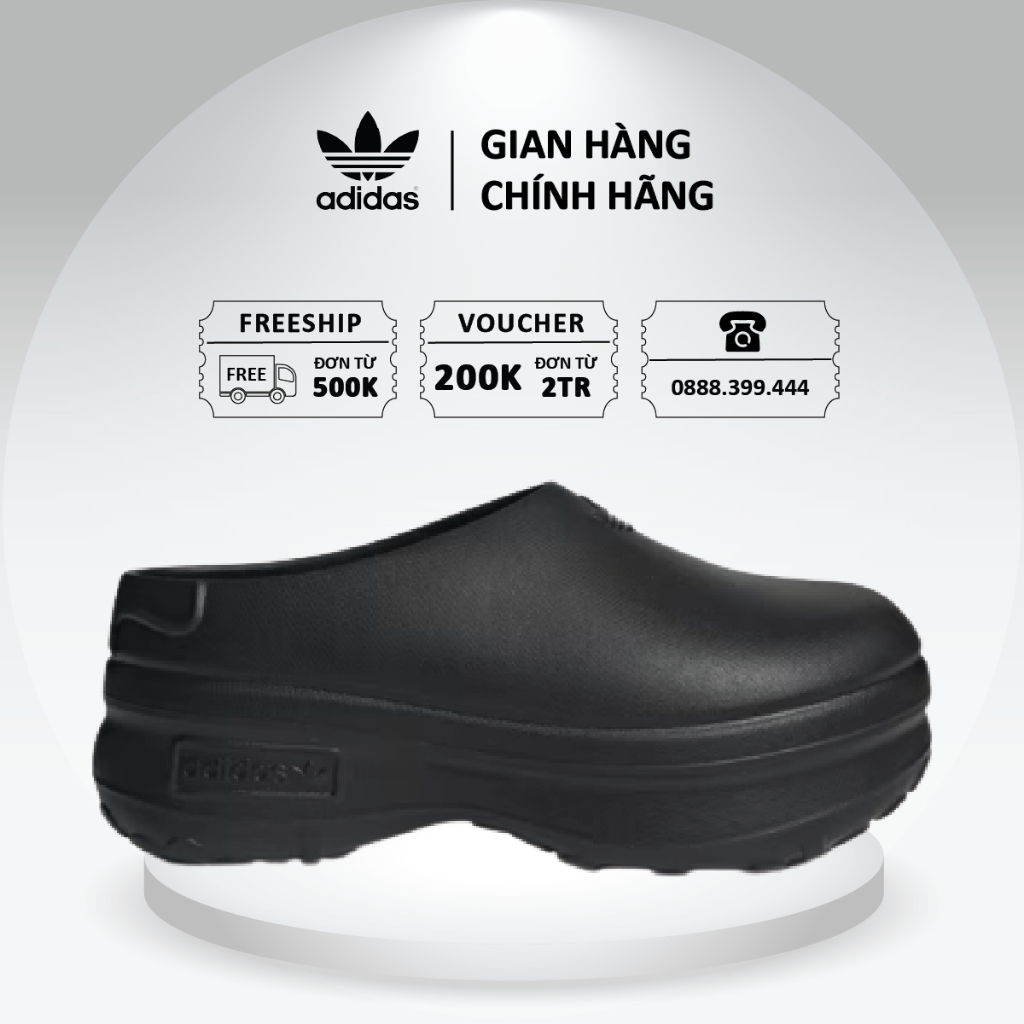 [ CHÍNH HÃNG ] Giày AdiFOM Stan Smith Mule 'Core Black' IE4626