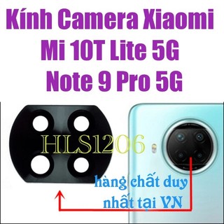 Kính camera Xiaomi Note 9 Pro 5G Mi 10T lite 5G