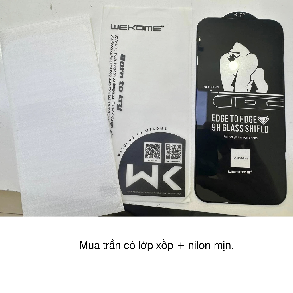 Kính cường lực KingKong full màn chính hãng cho 11/12Pro, 13/14Pro, 15Pro Max  hạn chế bám vân tay
