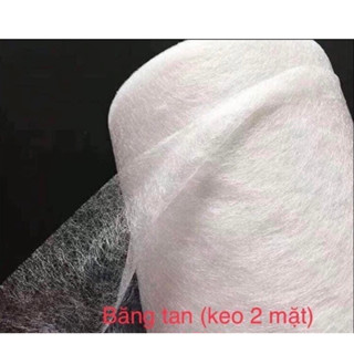 1 mét Keo tan, Băng tan dán vải 2 mặt khổ 1,1m siêu dính