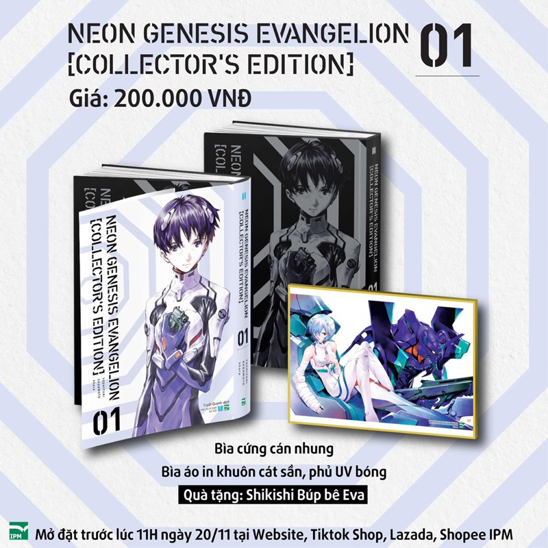 Truyện tranh Neon Genesis Evangelion [Collecer's Edition] - Lẻ Tập 1 2 3 4 - IPM