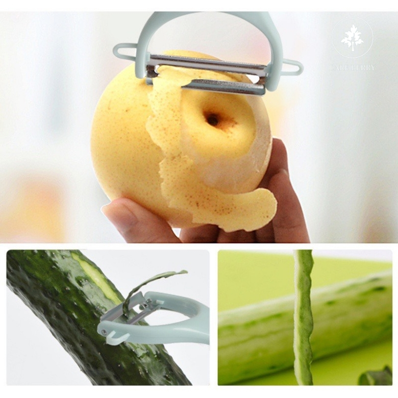 Dao bào đa năng inox cán nhựa đỏ siêu bén