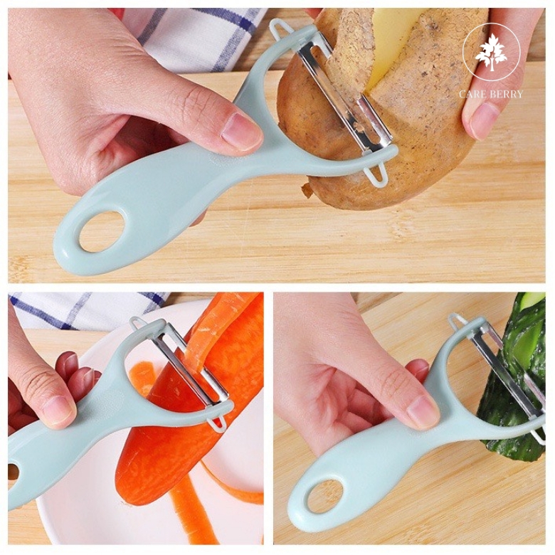 Dao bào đa năng inox cán nhựa đỏ siêu bén