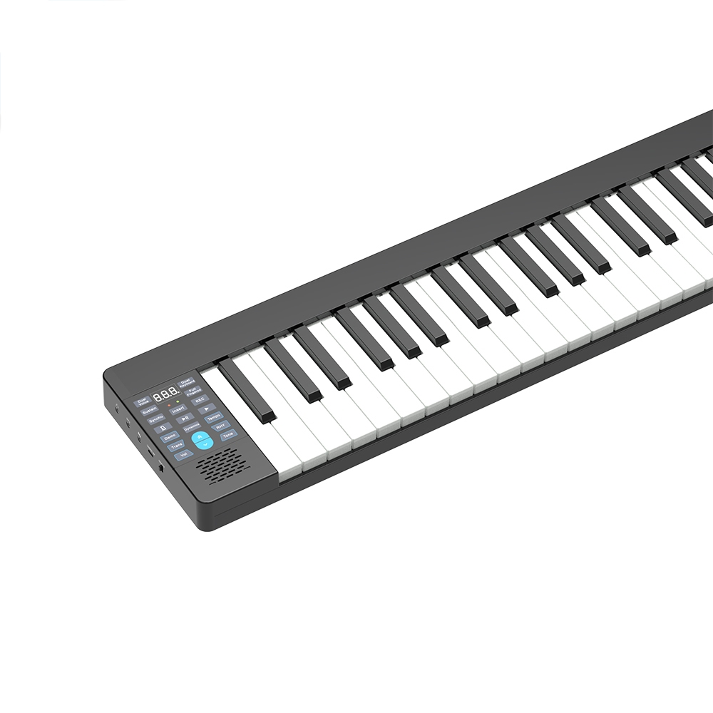 Đàn piano điện gấp gọn, Digital Foldable Piano - Konix PJ88B - Black, Travel Piano, Bluetooth, 88 phím