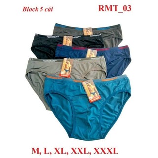 Block 5 cái quần lót nam thun lạnh hàng Việt Nam