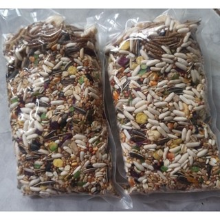 (CÓ TRỘN SÂU) Sỉ thức ăn rang bơ , thức ăn cho hamster, 500gr/bịch.