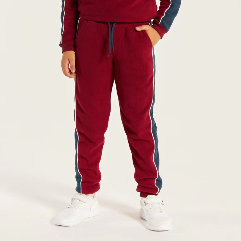 Bộ nỉ băng lông bé trai Junior phối màu