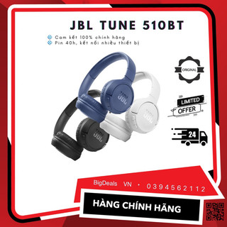 Tai nghe không dây chụp tai JBL Tune 510BT, 520BT New by BigdealsVN