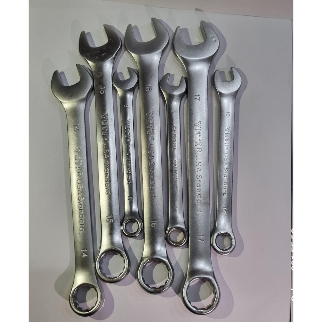 Cà Lê Vòng Miệng "Lẻ''YETI Từ 27-30-32-34-36-38-41 mm được sản xuất bằng thép siêu cứng.