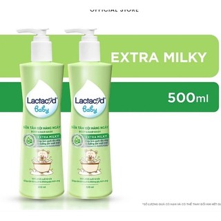 Tắm gội lactacyd milky 500ml