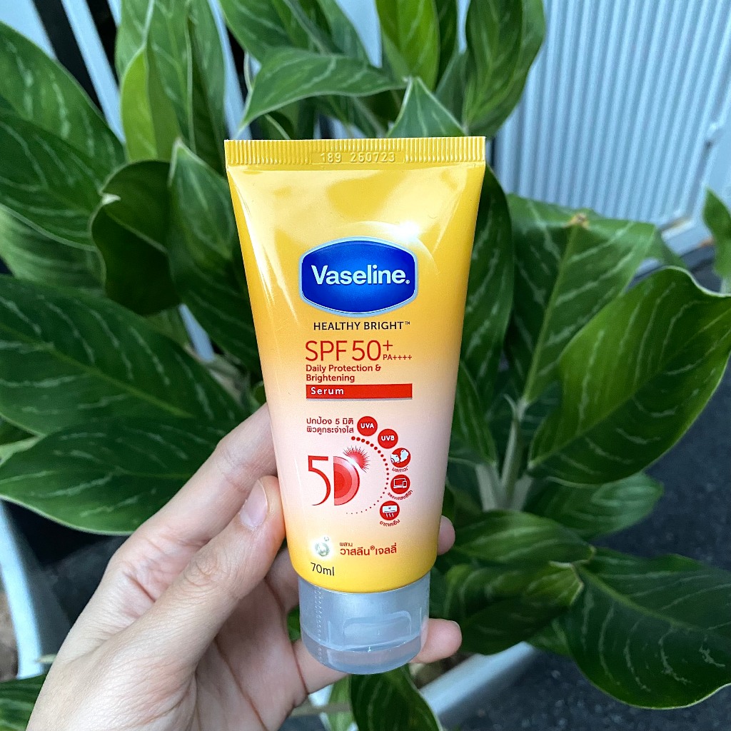 Serum chống nắng cơ thể Vaseline 50x bảo vệ da với SPF 50+ PA++++ giúp da sáng hơn gấp 2X - Cila House