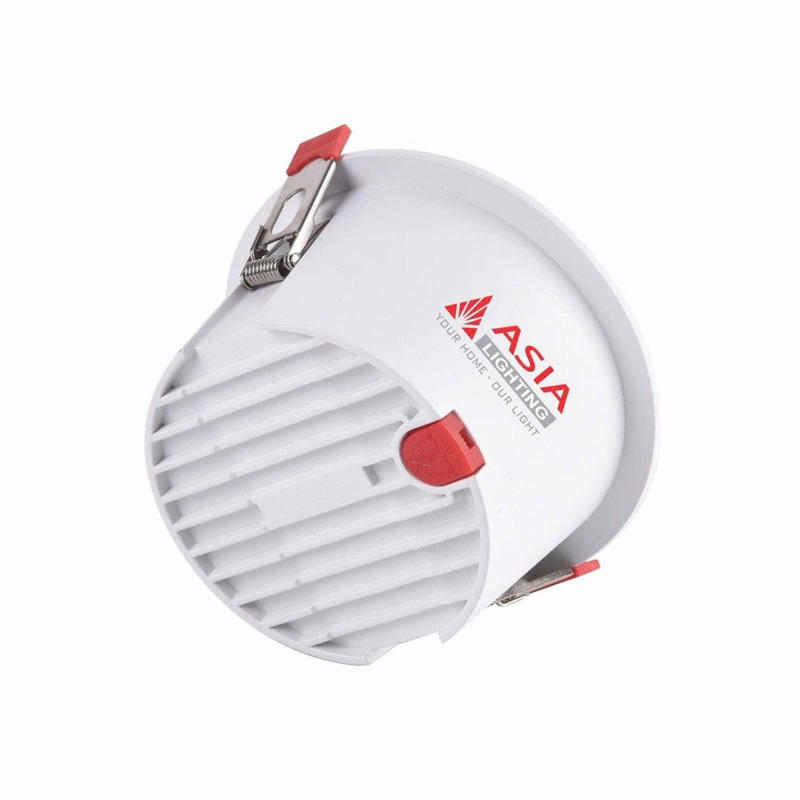 Đèn âm trần chống chói, chống lóa Asia Lighting, chóa chiếu sâu, chip COB, bảo hành chính hãng 2 năm