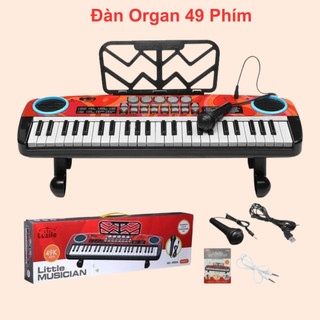 Đàn piano điện đàn organ cho bé kèm mic hát thiết kế tinh tế cao cấp giúp phát triển tài năng âm nhạc