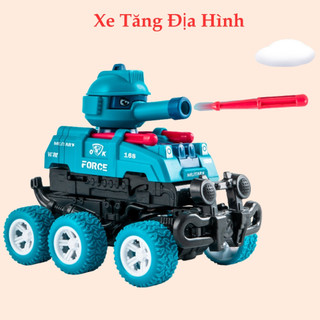 Xe tăng mini mô hình xe tăng xe địa hình chức năng đa dạng chuyển động quán tính