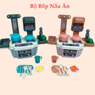 Bộ bếp nấu ăn đồ chơi nấu ăn mini cho bé chơi đồ hàng giao tiếp cùng bạn bè
