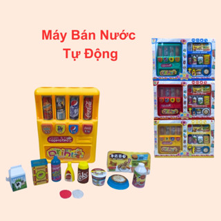  Máy bán nước tự động đồ chơi nhiều màu sắc cho bé vui chơi đồ hàng 
