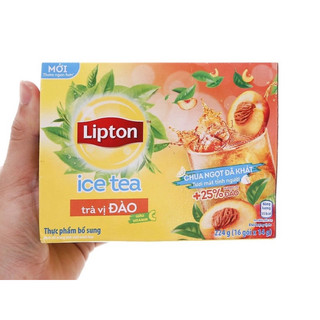 [Lipton] Trà hoà tan IceTea vị Đào 192g (16gói x 12g)