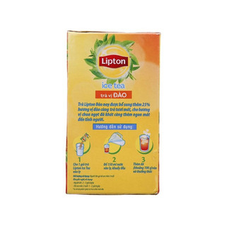 [Lipton] Trà hoà tan IceTea vị Đào 192g (16gói x 12g)