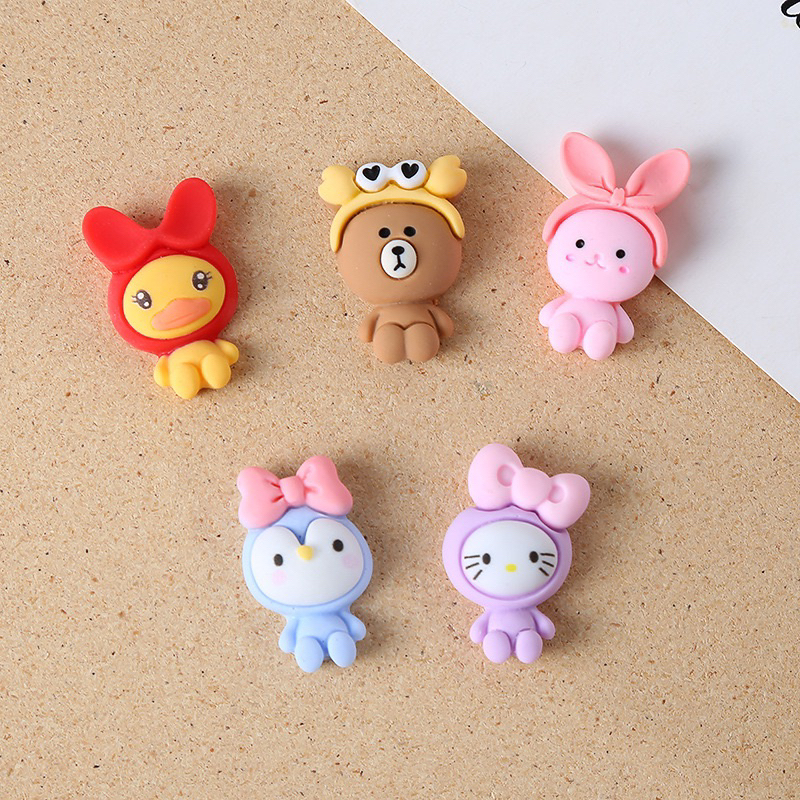 STICKER / JIBITZ / CHARM THÚ ĐEO BĂNG ĐÔ TRANG TRÍ DÉP SỤC, DÉP CROCS