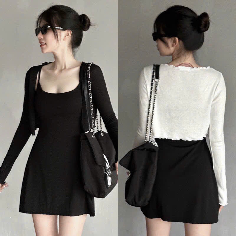 ÁO KHOÁC MỎNG CROPTOP