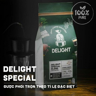 Cà phê Loại Đặc Biệt rang xay nguyên chất | Cafe kết hợp Arabica và Robusta | DELIGHT Roasted Coffee