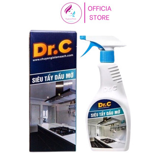 Nước tẩy đa năng DR.C 500ML nước lau bếp -tẩy dầu mỡ, tẩy xoong, tẩy vỉ hút mùi siêu sạch