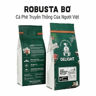 1KG Cà phê Robusta nguyên chất | Cafe chất lượng gu cà phê Việt | DELIGHT Roasted Coffee