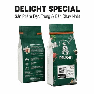 1kg cà phê loại đặc biệt rang xay nguyên chất | cafe kết hợp arabica & robusta | delight coffee