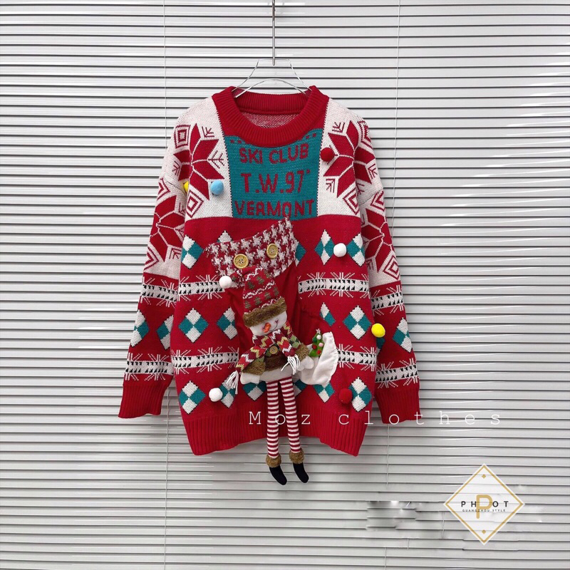 Áo len Noen hình nổi QCCC