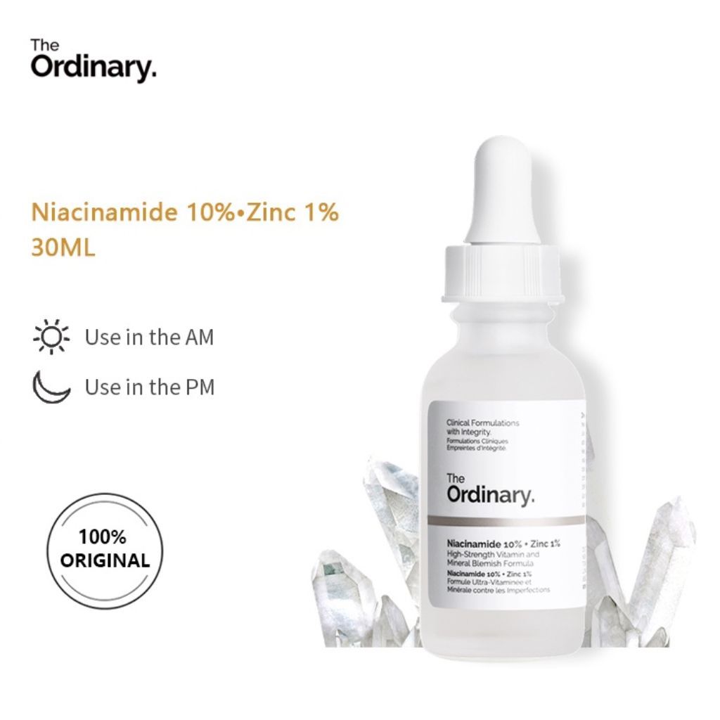Serum Giảm Mụn Se Khít Lỗ Chân Lông Và Mờ Thâm The Ordinary Niacinamide 10% + Zinc 1% - BELIPS