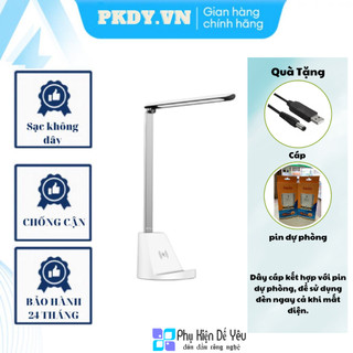 Đèn bàn chống cận kiêm đế sạc không dây mili milamp ii hl-s20we - đèn led chống cận