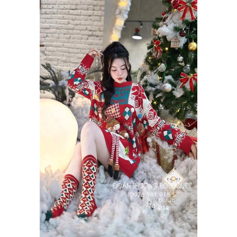 Áo len Noen hình nổi QCCC