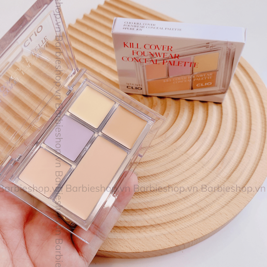 Che Khuyết Điểm - Triệt Sắc 5 Ô Clio Kill Cover Founwear Conceal Palette