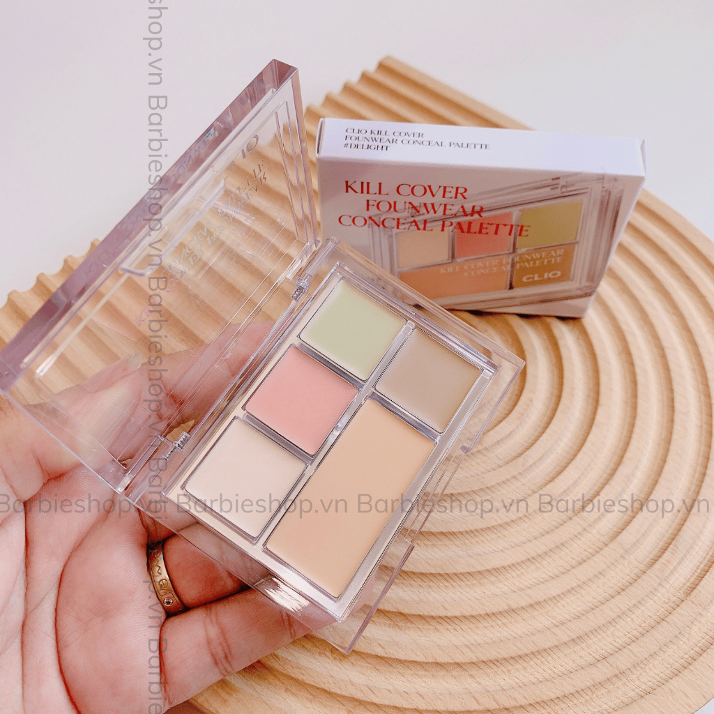 Che Khuyết Điểm - Triệt Sắc 5 Ô Clio Kill Cover Founwear Conceal Palette