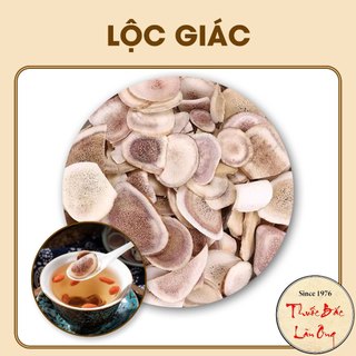 Lộc nhung khô nguyên chất 500g, hàng chuẩn loại 1, lộc giác thái lát - Lãn Ông