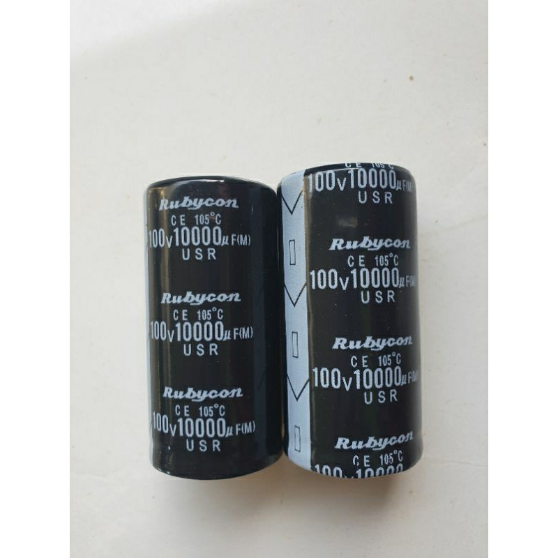 gói 2 tụ điên 10000/100v Rubycon chất lượng tốt