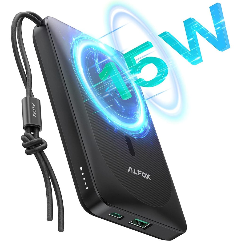 Pin Sạc Dự Phòng RAVPower ALFOX AL-PB005 - 10.000 mAh - Sạc Không Dây 15W - PD 20W - QC 18W - Qi - New Sealbox