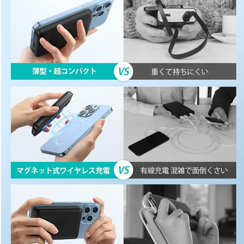 Pin Sạc Dự Phòng RAVPower ALFOX AL-PB005 - 10.000 mAh - Sạc Không Dây 15W - PD 20W - QC 18W - Qi - New Sealbox