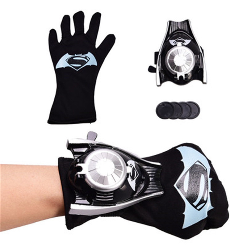 Phụ kiện siêu anh hùng  / Đồ chơi trẻ em/ Áo choàng, găng tay bắn đĩa, mặt nạ phát sáng, gậy âm thanh ánh sáng