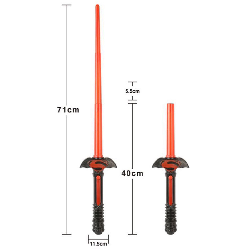 Phụ kiện siêu anh hùng  / Đồ chơi trẻ em/ Áo choàng, găng tay bắn đĩa, mặt nạ phát sáng, gậy âm thanh ánh sáng