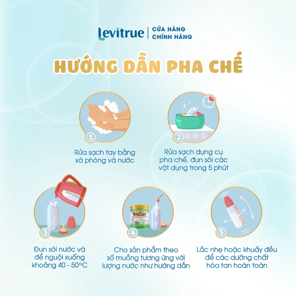 [TẶNG THÌA BÁO NÓNG] COMBO 3 Lon- Sữa bột công thức tăng cân cho trẻ thấp còi biếng ăn Anillac Medibest 500gr