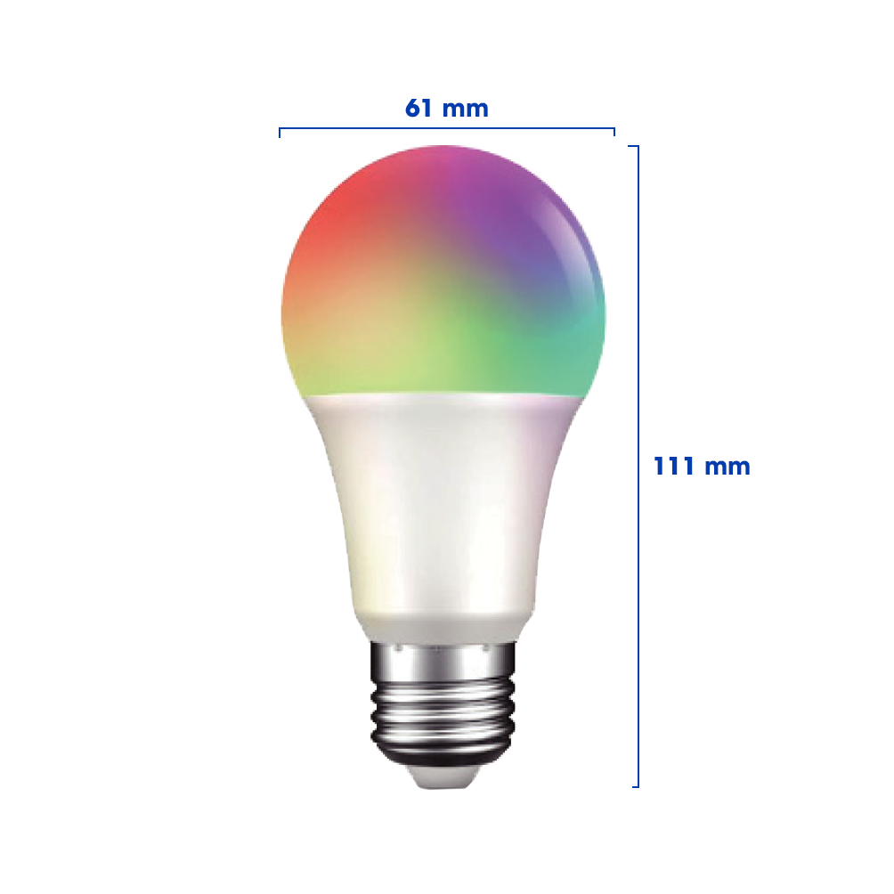 Đèn LED bulb OPPE thông minh 16 triệu màu - Công suất 9W