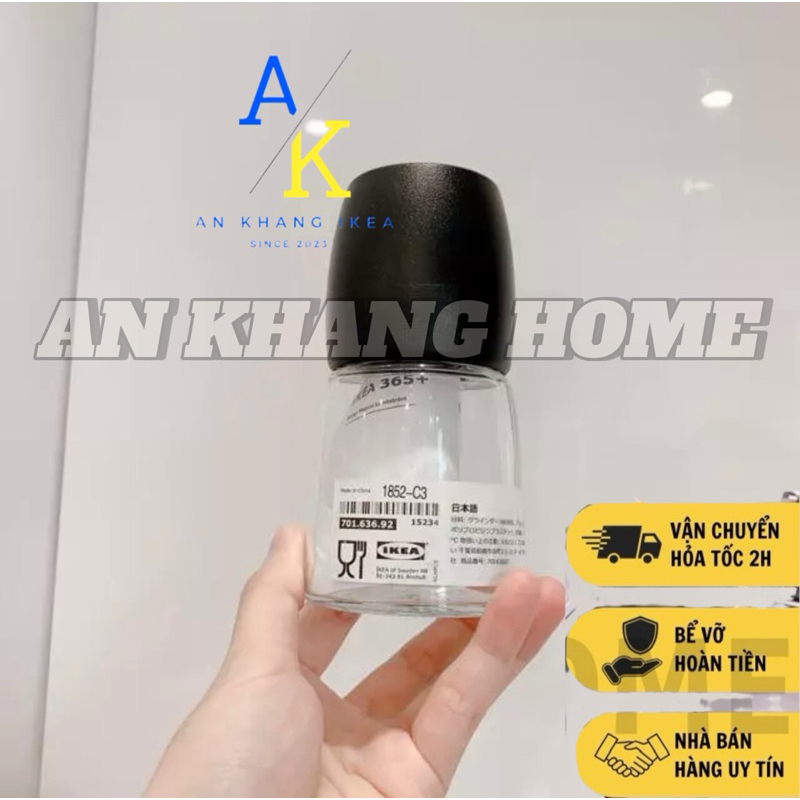 Lọ Xay Tiêu IKEA 365+ IHÄRDIG (Đen)