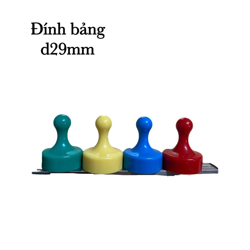 Nam châm đính bảng quân cờ D29mm D19mm. Đính bảng dạy học