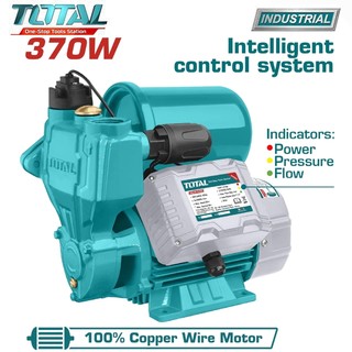 Máy bơm nước tăng áp 370w , hệ thống điều khiển thông minh total twp113706/twp93706