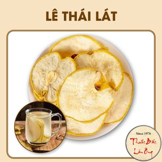 Lê vàng thái lát 500g, lê pha trà, chưng yến thơm ngọt - Lãn Ông