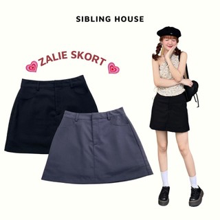 Chân váy kaki nữ form chữ A có lót quần màu sắc basic Zalie Skort - Sibling House