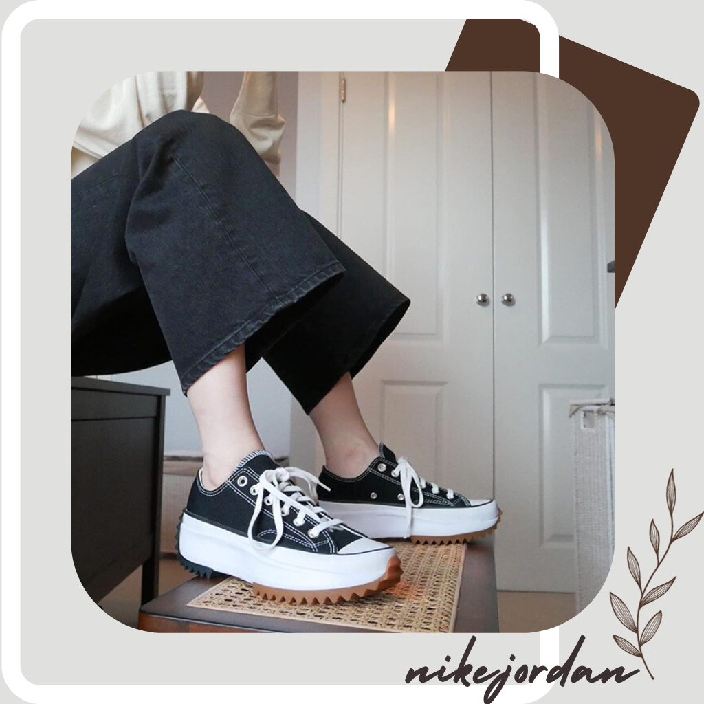 Giày Converse_Nam Nữ, Giày Converse_Run Star Đế Cao Cổ Thấp Nam Nữ